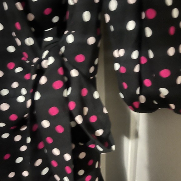 kate spade glimmer dot wrap dress - Picture 3 of 13